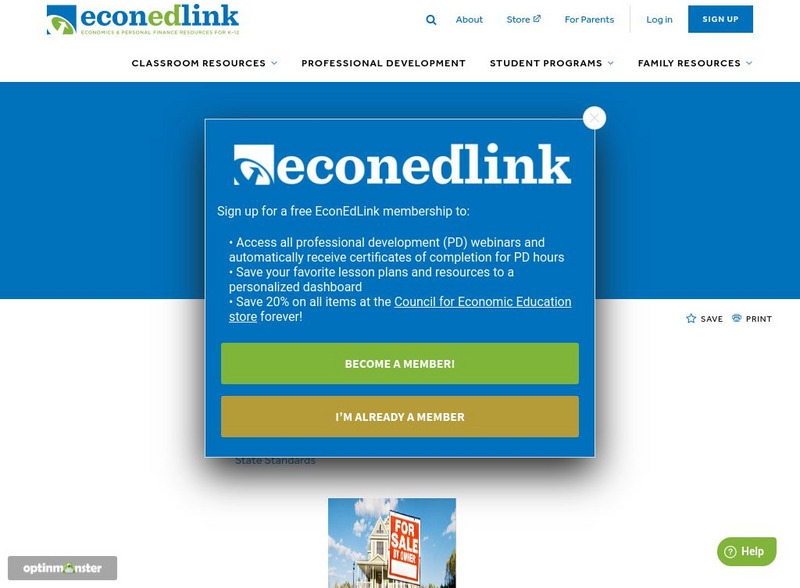 Econ Ed Link: Buying vs. Renting Lesson Plan Econ Ed Link: Buying vs. Renting Lesson Plan