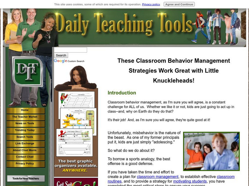Daily Teaching Tools: These Classroom Behavior Management Strategies Work Great Professional Doc Daily Teaching Tools: These Classroom Behavior Management Strategies Work Great Professional Doc