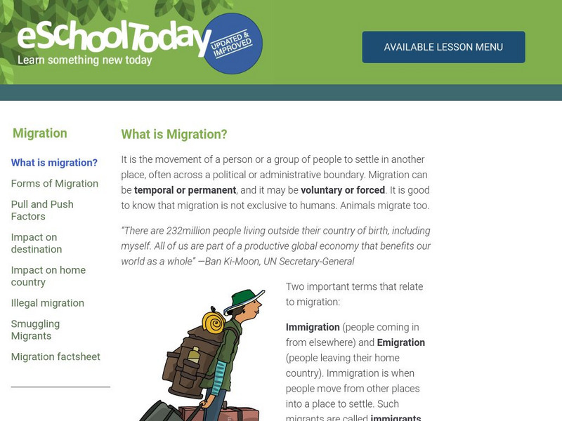 E School Today: Your Cool Facts and Tips on Migration Website E School Today: Your Cool Facts and Tips on Migration Website