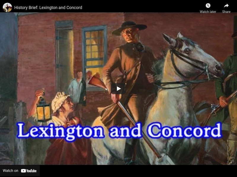 Reading Through History: History Brief: Lexington and Concord Instructional Video