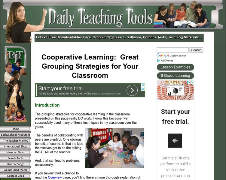 Daily Teaching Tools: Cooperative Learning: Great Grouping Strategies Professional Doc Daily Teaching Tools: Cooperative Learning: Great Grouping Strategies Professional Doc