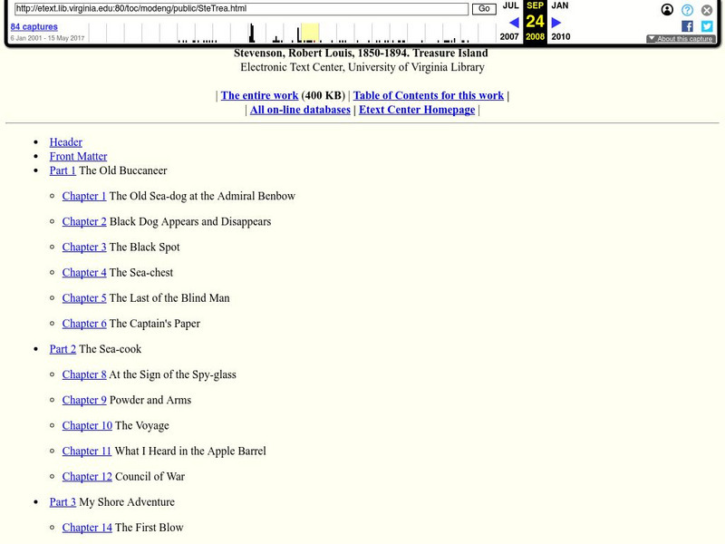 University of Virginia: Treasure Island eBook University of Virginia: Treasure Island eBook