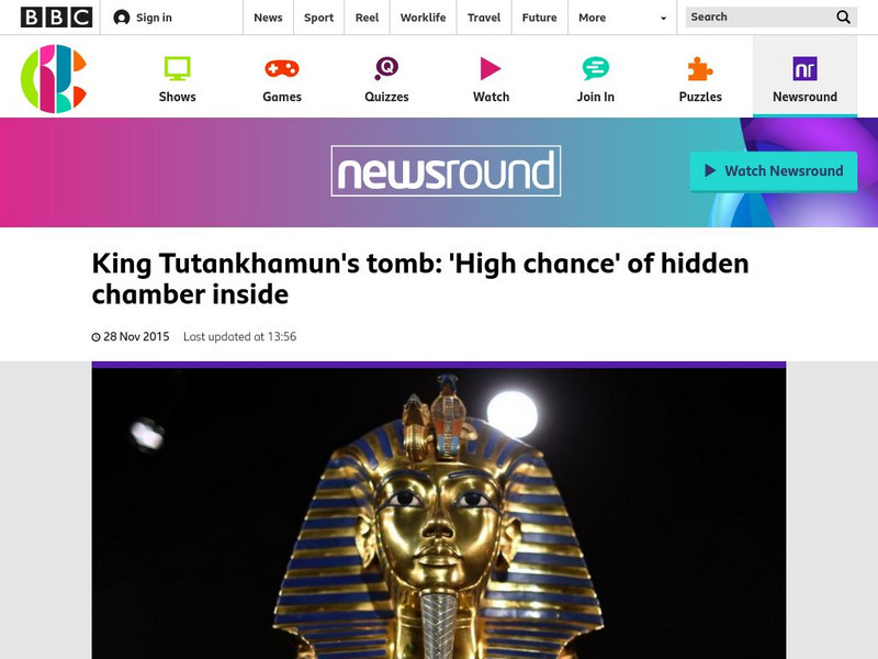 Bbc Newsround: King Tutankhamun's Tomb Article Bbc Newsround: King Tutankhamun's Tomb Article
