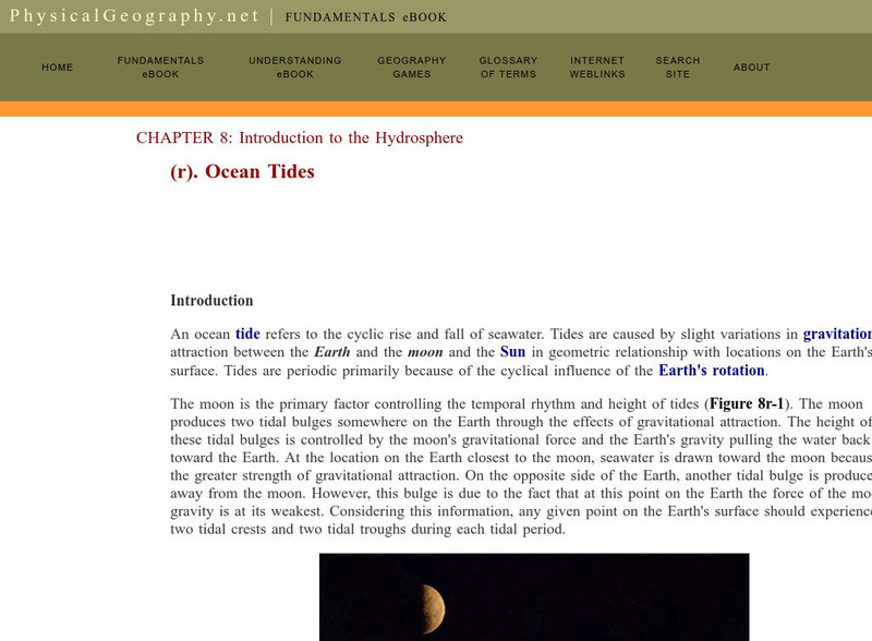 Physical geography.net: Introduction to the Hydrosphere: Ocean Tides eBook Physical geography.net: Introduction to the Hydrosphere: Ocean Tides eBook