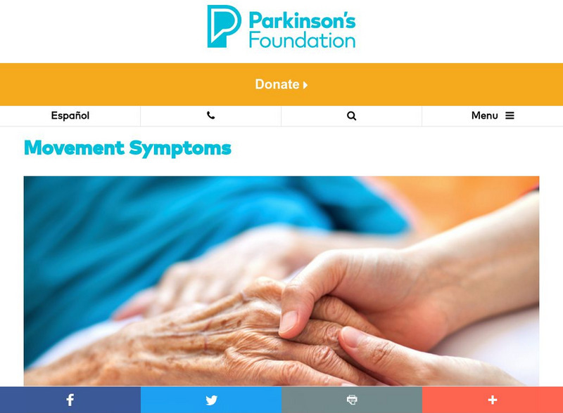 Parkinson's Disease Foundation: Primary Symptoms Website Parkinson's Disease Foundation: Primary Symptoms Website