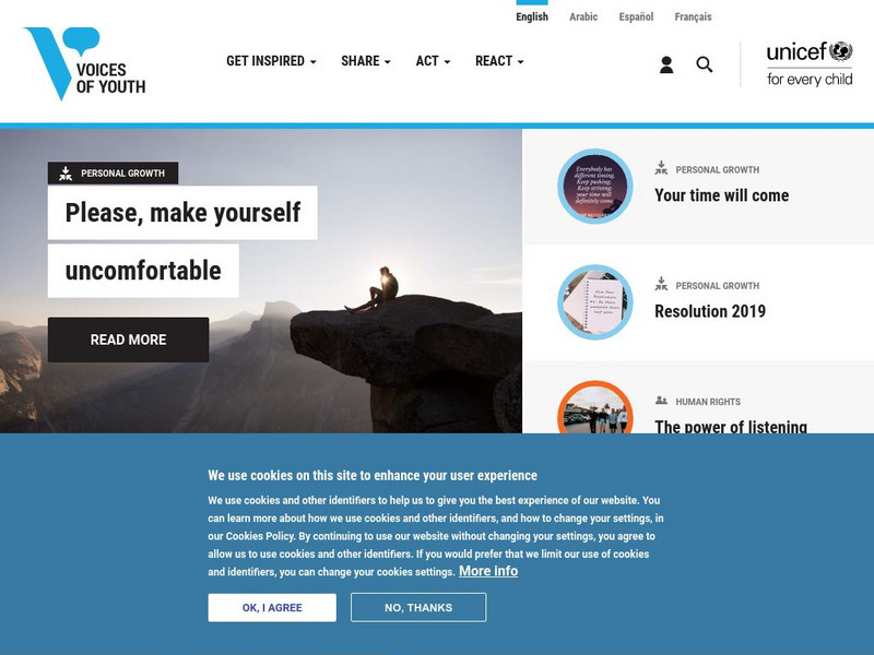 Unicef: Voices of Youth Activity Unicef: Voices of Youth Activity