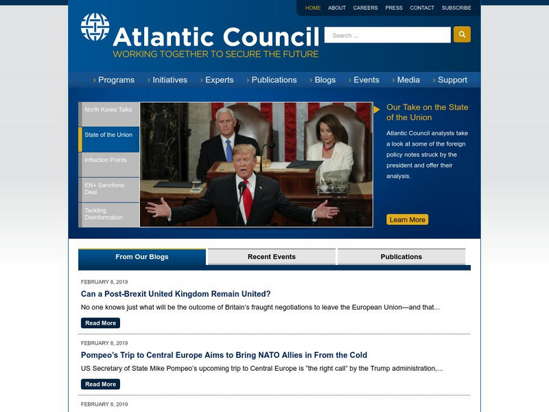 The Atlantic Council of the United States Website The Atlantic Council of the United States Website