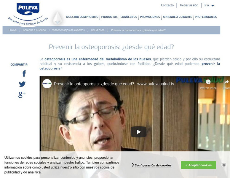 Pulev Asalud: La Osteoporosis Instructional Video