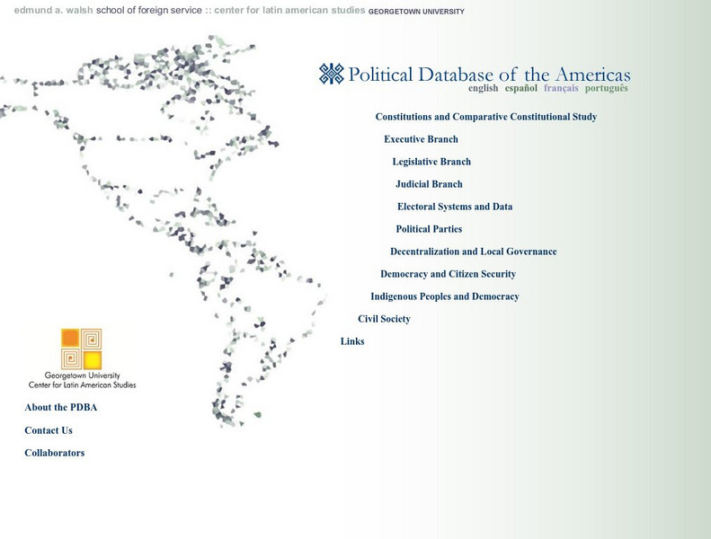 Pdba: El Salvador: Political Database of the Americas Activity Pdba: El Salvador: Political Database of the Americas Activity