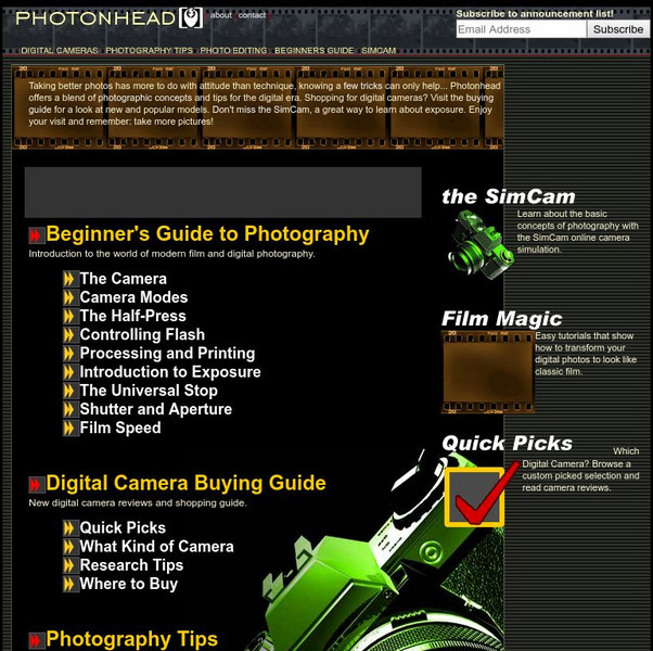 Photonhead: Photographic Concepts and Tips Website Photonhead: Photographic Concepts and Tips Website