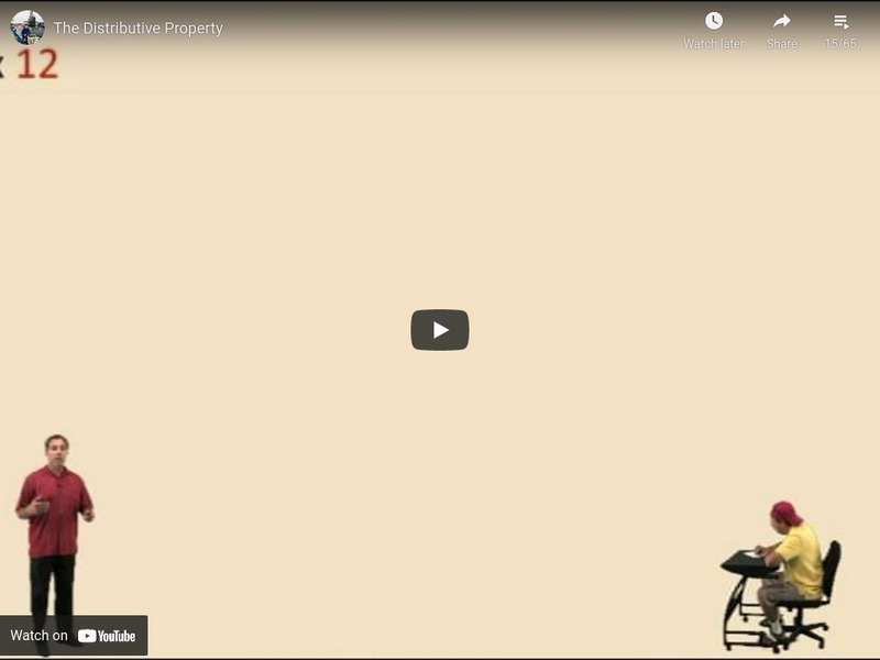Algebra2go: The Distributive Property Instructional Video Algebra2go: The Distributive Property Instructional Video