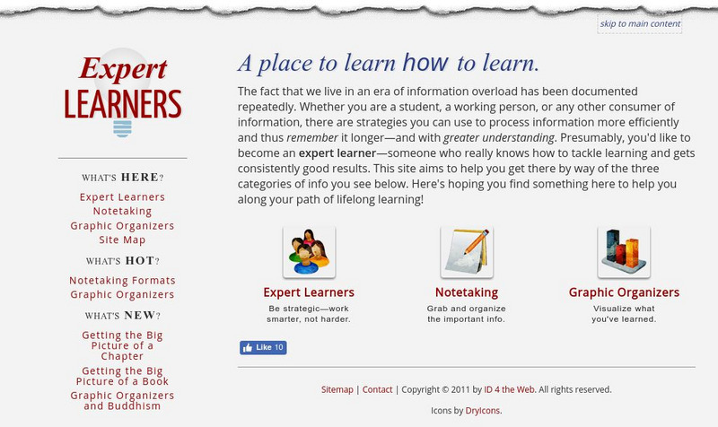 Expert Learners: Timelines and Parallel Timelines Website