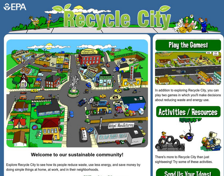 Epa: Recycle City Interactive Epa: Recycle City Interactive