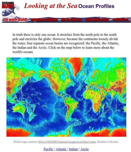 The Museum of Science: Oceans Alive: Ocean Profiles Interactive The Museum of Science: Oceans Alive: Ocean Profiles Interactive