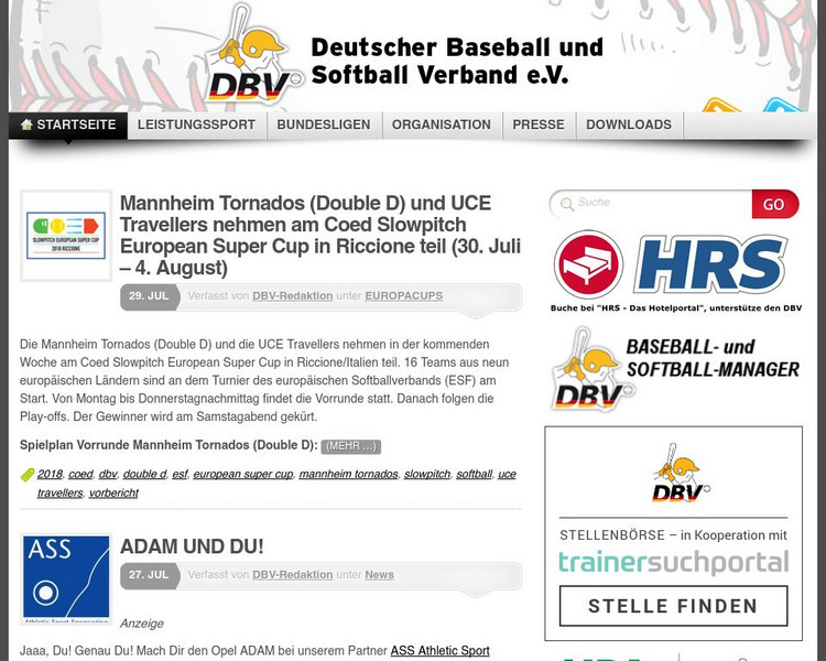 Deutscher Baseball Und Softball Verband Website Deutscher Baseball Und Softball Verband Website