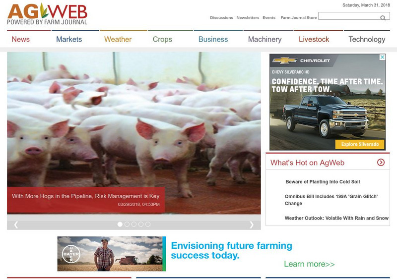 Ag Web: Agricultural Information, Tools, and Service Website Ag Web: Agricultural Information, Tools, and Service Website