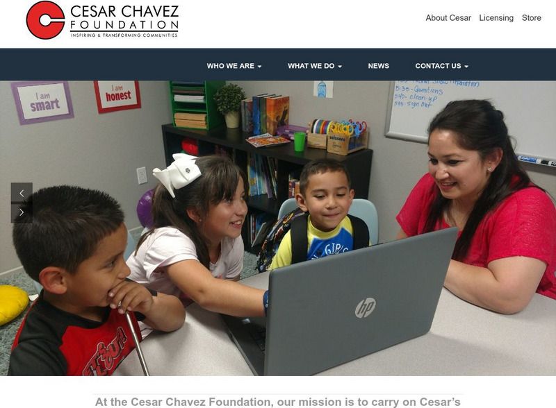 Cesar E. Chavez, an American Hero Website Cesar E. Chavez, an American Hero Website