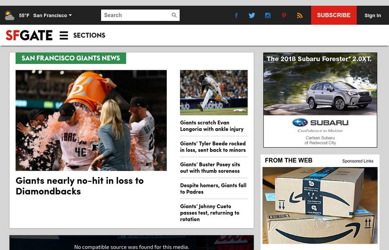 Sf Gate: San Francisco Giants Website