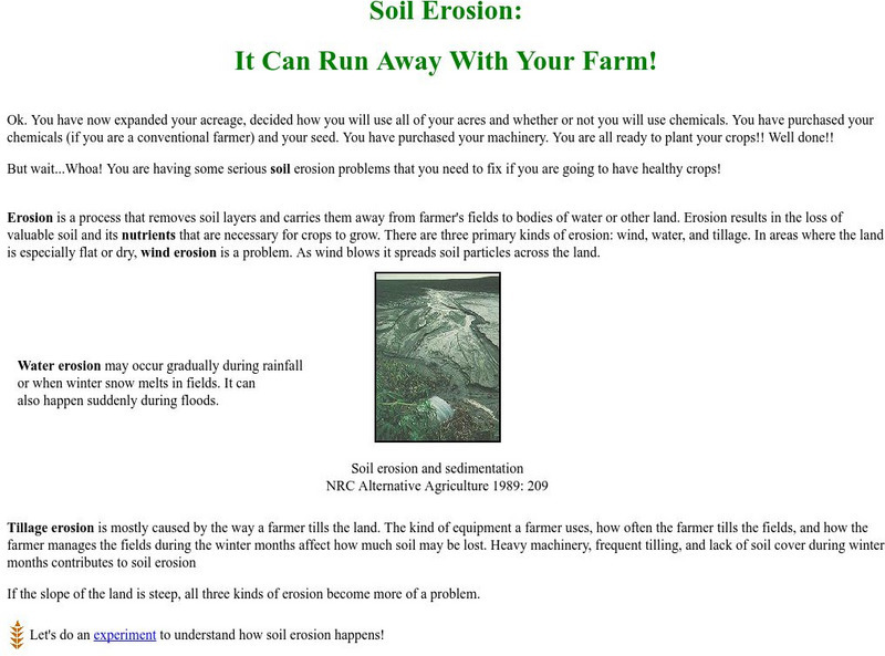 Kenyon College: Soil Erosion Activity