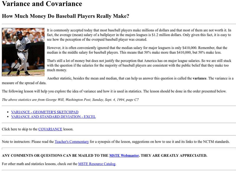 University of Illinois: Mste: How Much Do Baseball Players Really Make? Lesson Plan University of Illinois: Mste: How Much Do Baseball Players Really Make? Lesson Plan