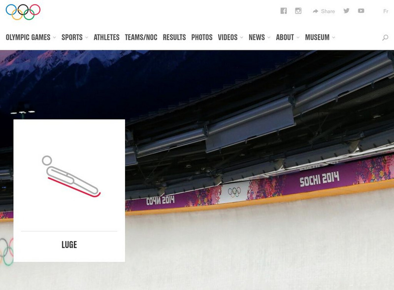 International Olympic Committee: The Luge Website International Olympic Committee: The Luge Website