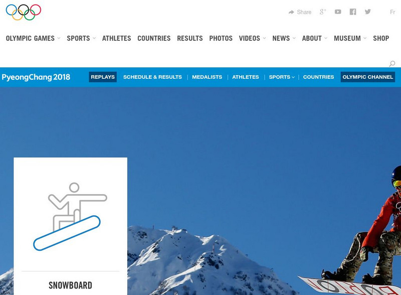 International Olympic Committee: Snowboarding Website International Olympic Committee: Snowboarding Website