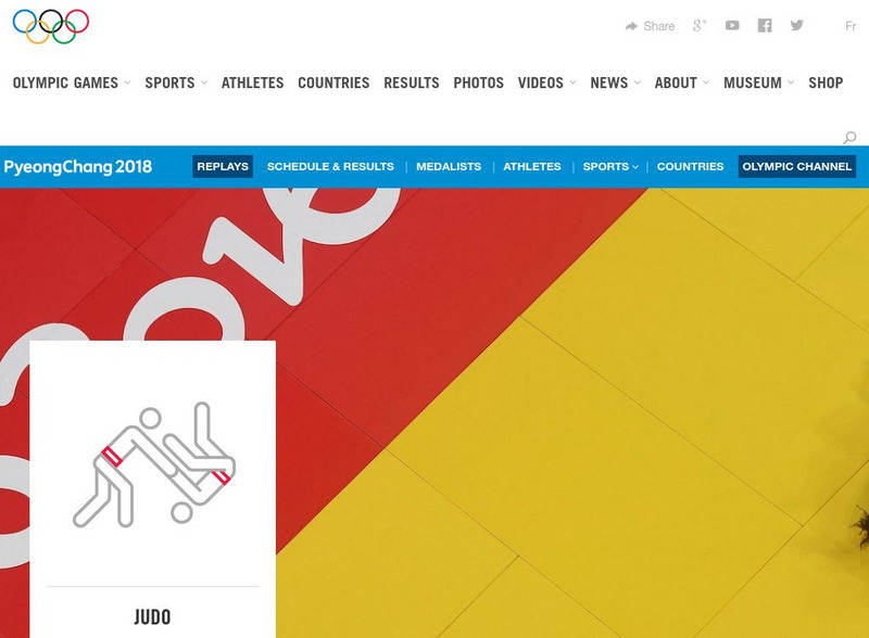 International Olympic Committee: Judo Website