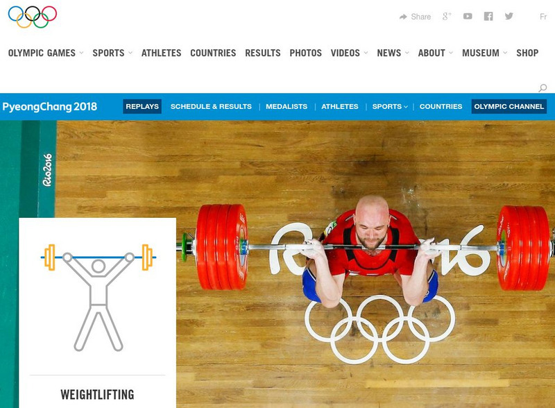 International Olympic Committee: Weightlifting Website International Olympic Committee: Weightlifting Website