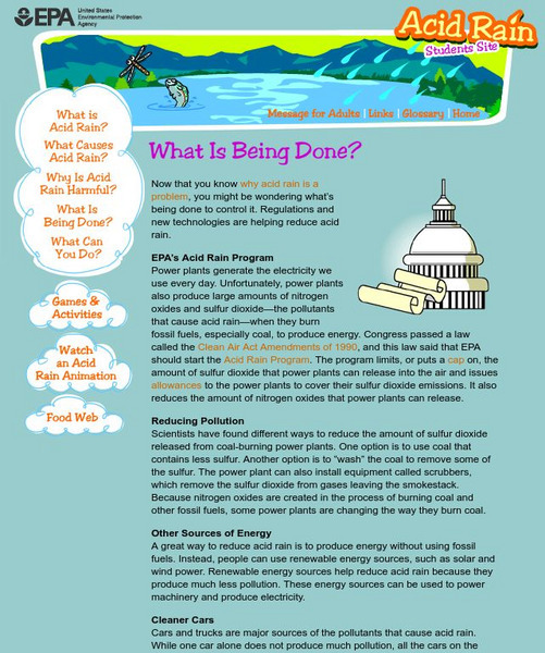 Epa: Acid Rain: What Is Being Done? Article Epa: Acid Rain: What Is Being Done? Article