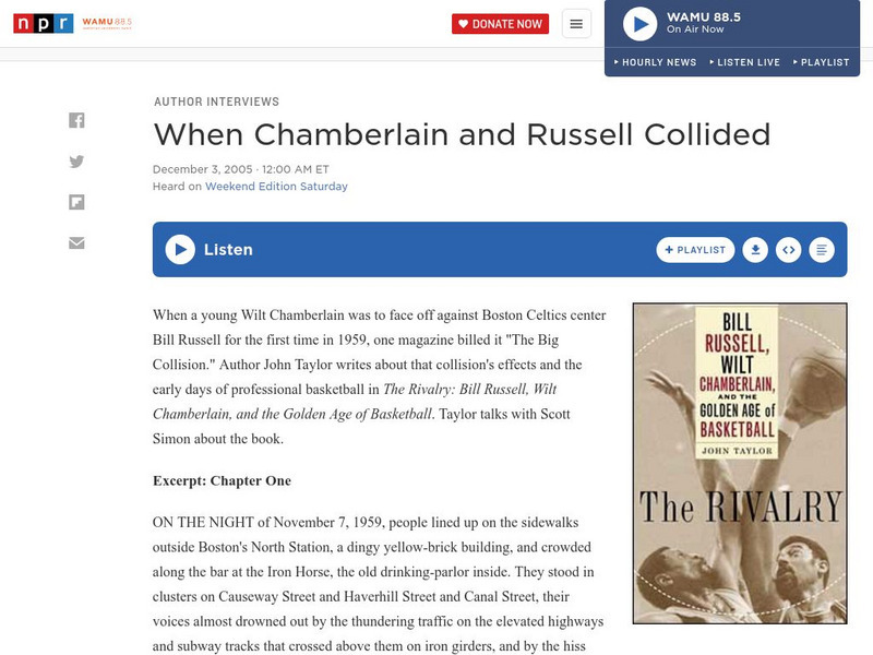Npr: Chamberlain Russell Competition Primary