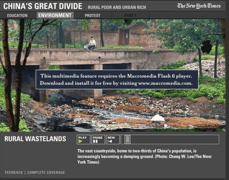 New York Times: China's Great Divide PPT New York Times: China's Great Divide PPT