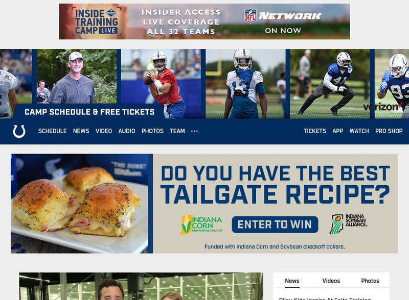 Indianapolis Colts: Official Site Website Indianapolis Colts: Official Site Website
