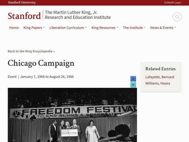Martin Luther King, Jr. And the Global Freedom Struggle Article