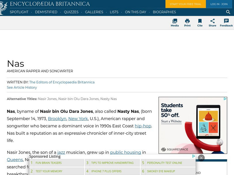 Encyclopedia Britannica: Nas Handout