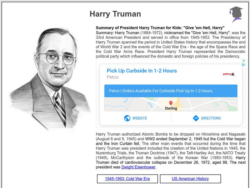 Siteseen: American Historama: Harry Truman Article Siteseen: American Historama: Harry Truman Article