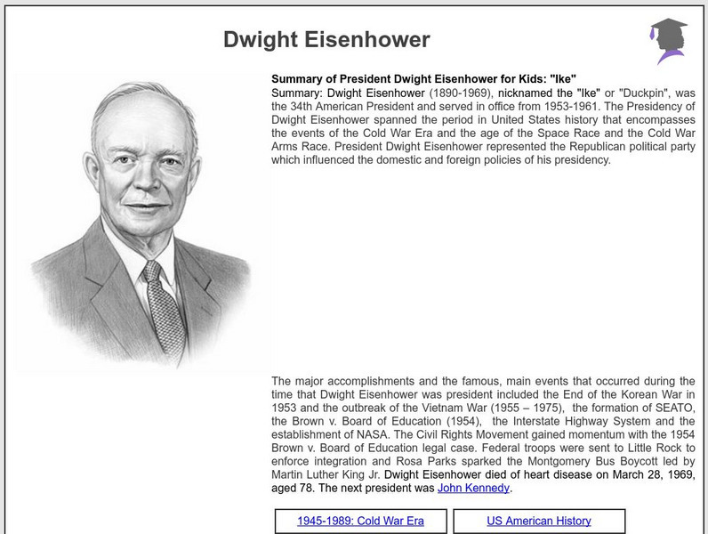 Siteseen: American Historama: Dwight Eisenhower Article Siteseen: American Historama: Dwight Eisenhower Article