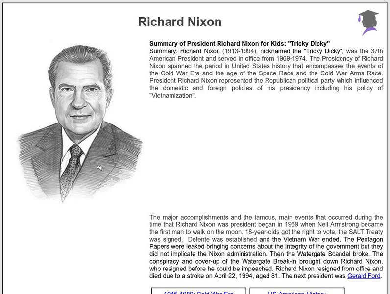 Siteseen: American Historama: Richard Nixon Article Siteseen: American Historama: Richard Nixon Article