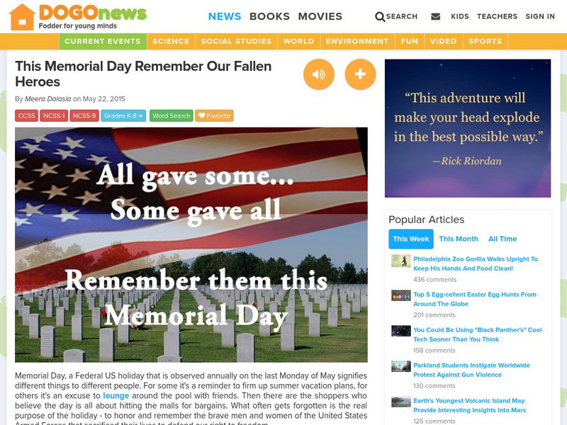 Dogo News: This Memorial Day Remember Our Fallen Heroes Article Dogo News: This Memorial Day Remember Our Fallen Heroes Article