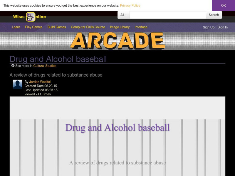 Wisc Online: Drug and Alcohol Baseball Interactive Wisc Online: Drug and Alcohol Baseball Interactive