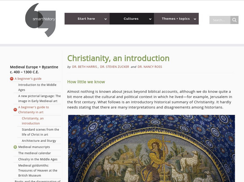 Smarthistory: Christianity, an Introduction Handout Smarthistory: Christianity, an Introduction Handout