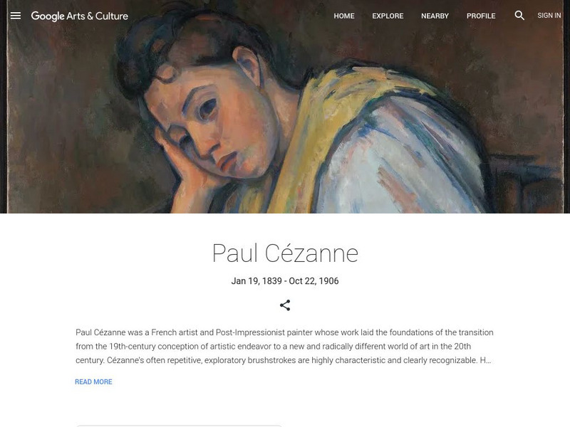 Google Cultural Institute: Paul Cezanne Handout