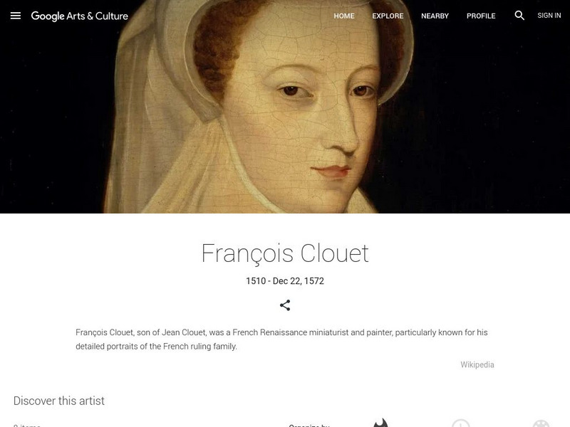Google Cultural Institute: Francois Clouet Handout