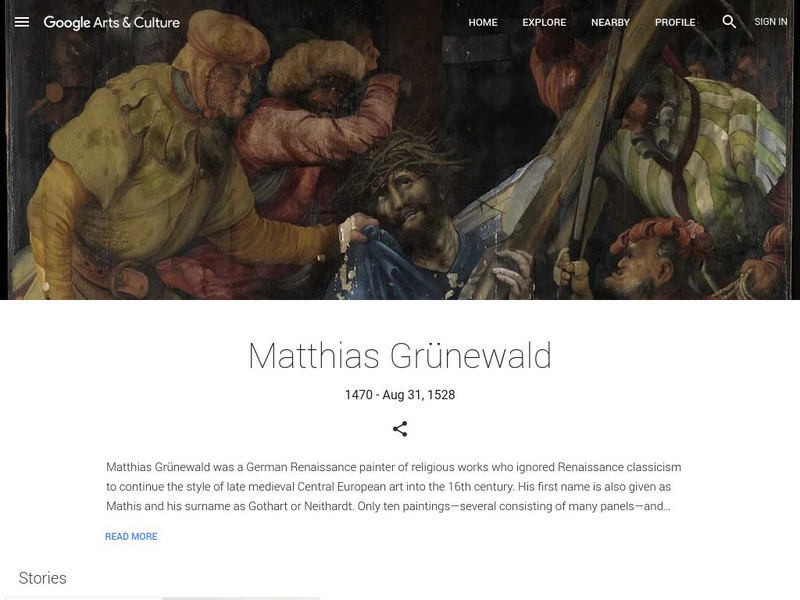 Google Cultural Institute: Matthias Grunewald Handout