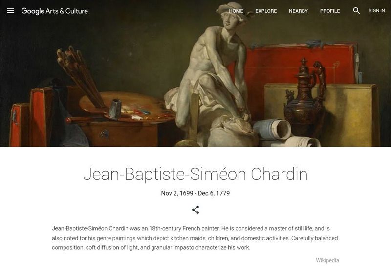 Google Cultural Institute: Jean Baptiste Simeon Chardin Handout