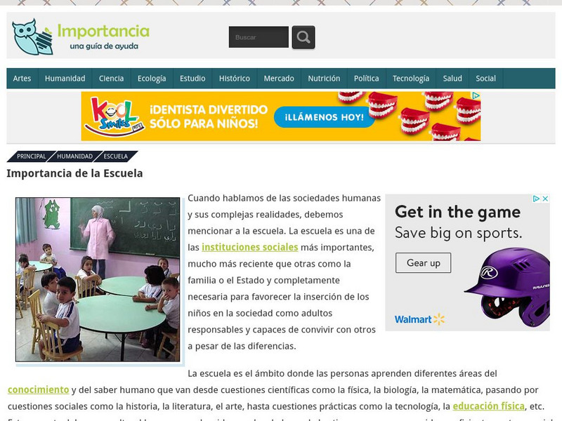 Importancia De La Escuela Website