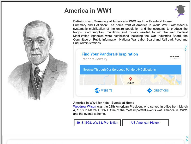 Siteseen: American Historama: America in Ww1 Article Siteseen: American Historama: America in Ww1 Article