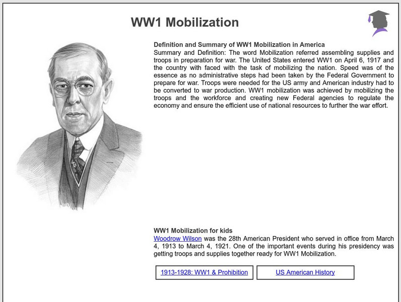 Siteseen: American Historama: Ww1 Mobilization Article Siteseen: American Historama: Ww1 Mobilization Article
