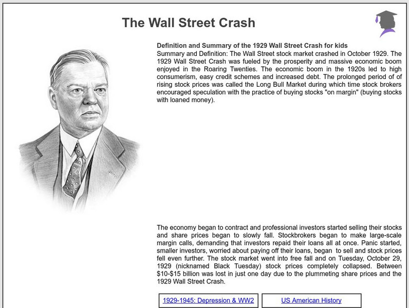Siteseen: American Historama: The Wall Street Crash Article Siteseen: American Historama: The Wall Street Crash Article