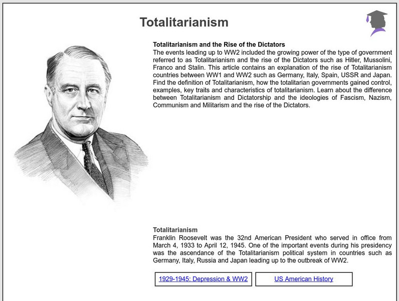 Siteseen: American Historama: Totalitarianism Article Siteseen: American Historama: Totalitarianism Article