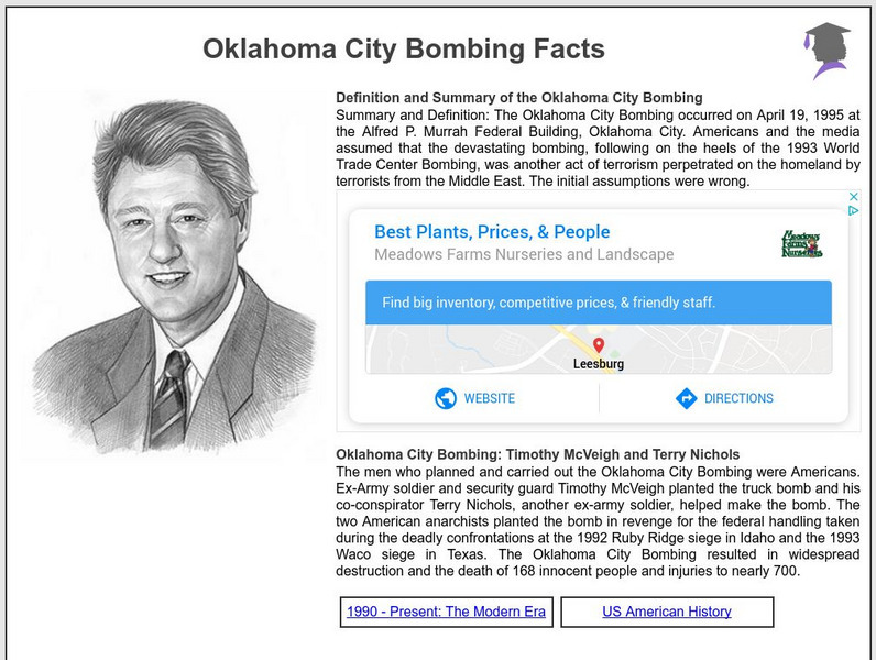 Siteseen: American Historama: Oklahoma City Bombing Facts Article Siteseen: American Historama: Oklahoma City Bombing Facts Article